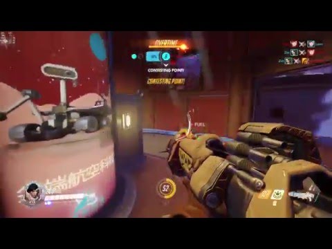 Overwatch Open Beta Gameplay: Projectile Combat!