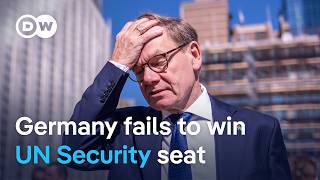 Did support for Israel cost Germany a UN Security Council seat? | DW News