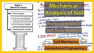 Mechanical Analysis of Soil | Size Gradation Analysis of soil | Sieve Analysis