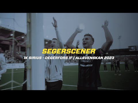 Segerscener | Sirius - Degerfors | Omgång 25 i Allsvenskan 2023