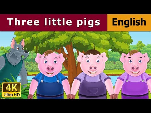 Three Little Pigs in English | Story | 