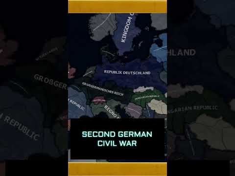 HOI4: TNO Timelapse | SECOND WEST RUSSIAN WAR & SECOND GERMAN CIVIL WAR | #shorts