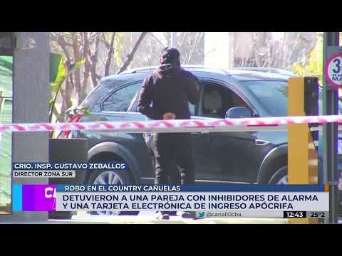 Robo en Cañuelas, DETUVIERON  a dos personas