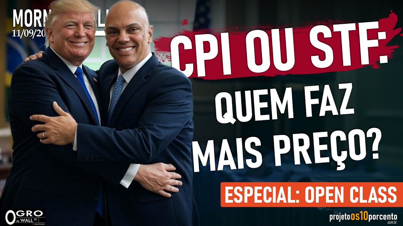 Morning Call - Quinta-feira, 11/09/2025 - CPI ou STF: Quem faz mais preço?