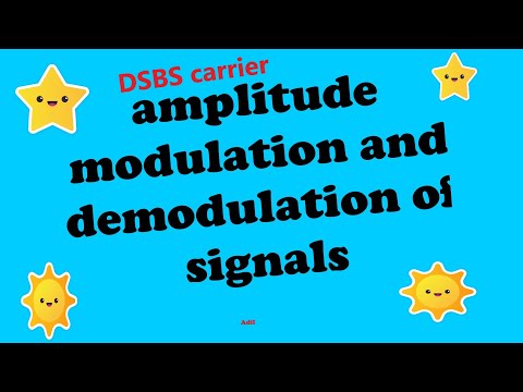 Double Side-Band Suppressed carrier modulation and demodulation of signals | AM demodulation