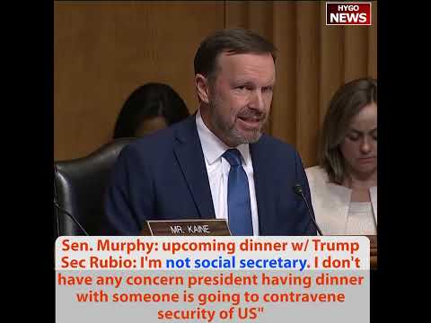 Trump unleashes on Massie; Murphy asks upcoming meme coin dinner with Trump; Rubio: I'm not social s