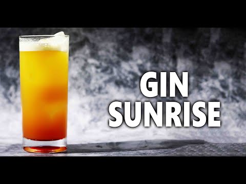 The Easy Way To Make The Perfect Gin Sunrise Cocktail