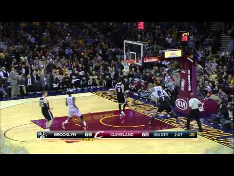 LeBron James Touchdown Pass Shawn Marion Dunk | Nets vs Cavaliers | December 19, 2014 | NBA