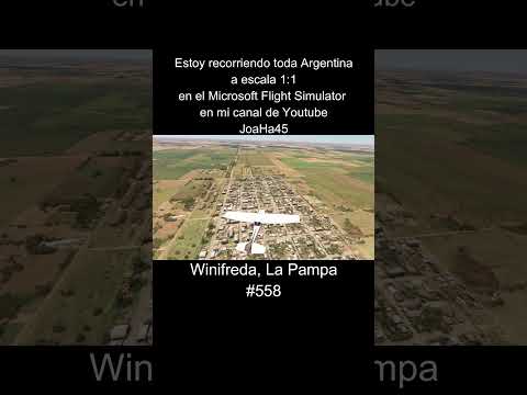 Comenten por donde quieren que pase 🇦🇷 #winifreda #lapampa #argentina #microsoftflightsimulator