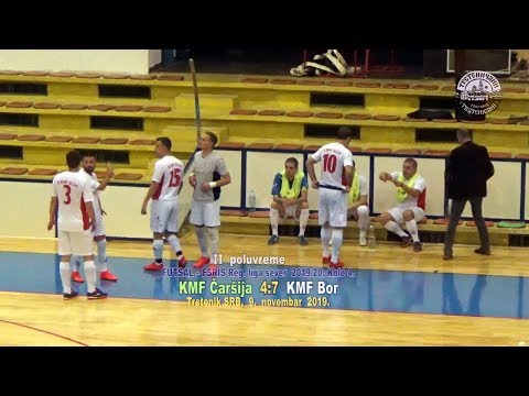 FUTSAL: ČARŠIJA (TS) – BOR 4:7 (3:0), II poluvreme; Trstenik SRB, 9. novembar 2019.