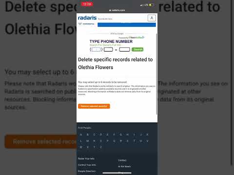 Radaris keeps putting my info back. Refuses to permanently remove it.