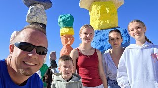 Trinity Wins Gold Medal and We Visit Seven Magic Mountains!!
