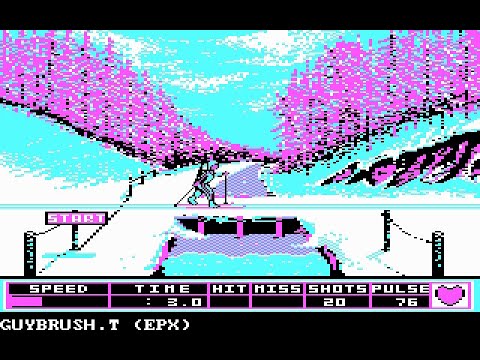 Winter Games (PC/DOS) Epyx, 1986 - YouTube