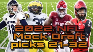 2022 NFL Mock Draft Picks 21-32 Breakdown &amp; Recap