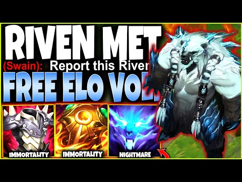 Riven met the Immortal VOLIBEAR FREE ELO Top Build...