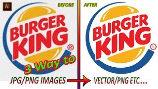 3 Way to Convert JPG to Vector || Auto Image Trace || Adobe Illustrator
