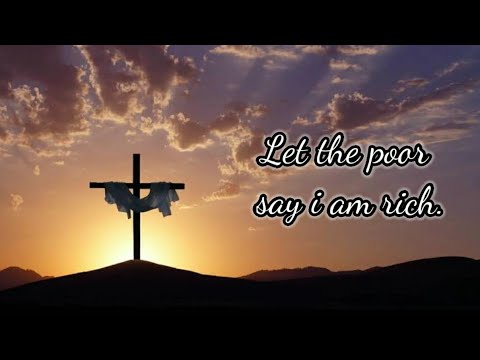 Let the poor say i am rich - Lucy kom / Lyrics.