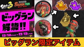 【スプラトゥーン3】ついに明日!!!ビッグラン限定アイテムの入手方法や日程・ステージなどの詳細を紹介!