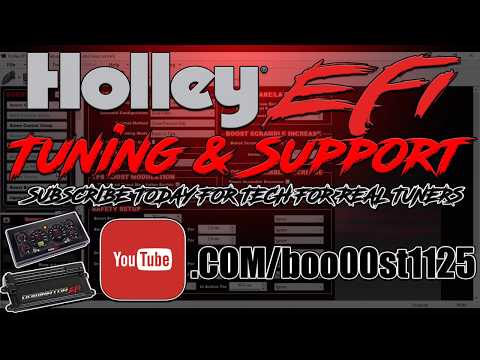 The brand new Holley Efi 6.86 inch pro dash