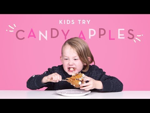 Kids Try Candy Apples | Kids Try | HiHo Kids