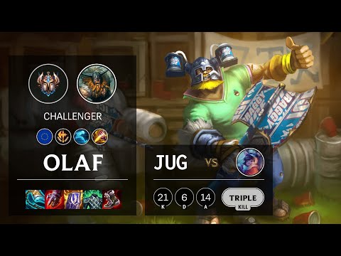 Olaf Jungle vs Nunu & Willump - EUW Challenger Patch 11.10