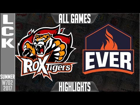 ROX Tigers vs Ever 8 Highlights ALL GAMES - Week 7 LCK Summer 2017 - ROX vs EEW