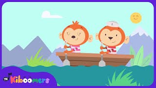 Row Row Row Your Boat - The Kiboomers Preschool Songs &amp; Nursery Rhymes for Circle Time