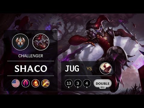 Shaco Jungle vs Lee Sin - NA Challenger Patch 9.24