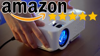 240 Zoll Kinoerlebnis für 100€?! Amazon Bestseller Beamer im Test