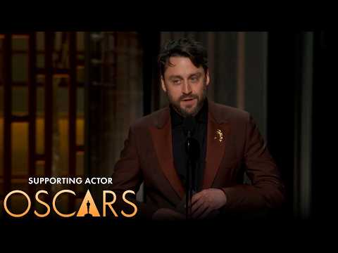 Kieran Culkin Accepts Oscar for Best Supporting Actor on Sean Penn's Behalf | 98th Oscars (2026)