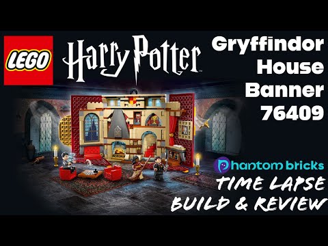 Конструктор LEGO Harry Potter Флаг факультета Гриффиндор 285 деталей (76409)