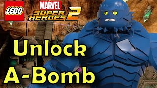 Unlock A-Bomb in LEGO Marvel Superheroes 2