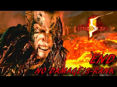 Resident Evil 5 HD Walkthrough S-Rank END - Wesker Boss Battle - No Damage