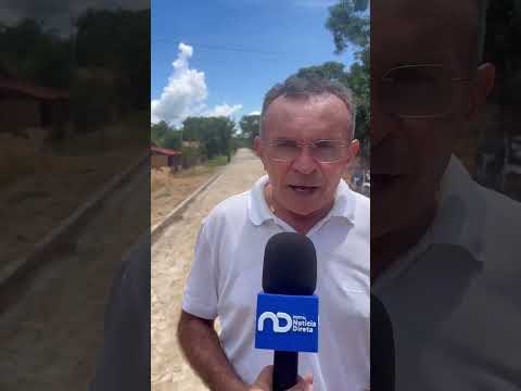 Ex-prefeito Caburé participa de inauguração de calçamento no Assentamento Fernandes, em Caraúbas.