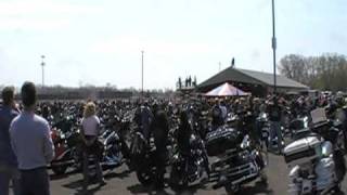 preview picture of video 'north shore blessing of the bikes  - mount clemens, mi'