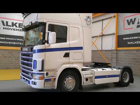 New In Stocklist For Sale: SCANIA 144L V8 530 TOPLINE 4X2 LEFT HAND DRIVE TRACTOR UNIT–2003–Y36 HPC