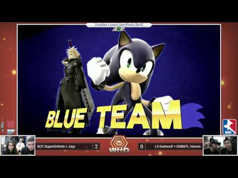 BOT.SuperGirlKels + Jayy vs LX.Darkwolf + SSBMTL.Venom - Doubles Losers Semifinals - WttO
