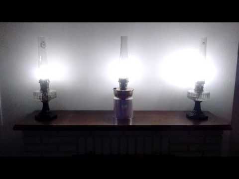 Aladdin Mantle Lamp Burner Brightness Comparison part 2