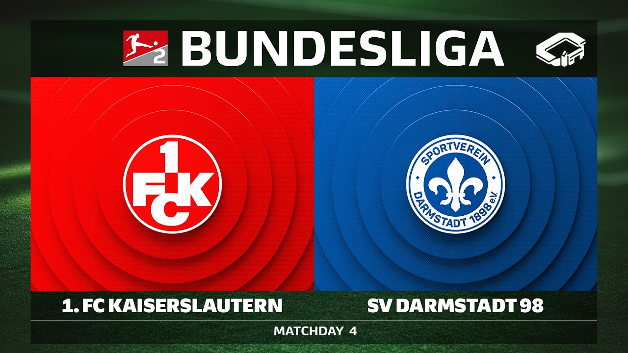 1. FC Kaiserslautern vs. SV Darmstadt 98 | Matchday 4 - Bundesliga 2 2026/27