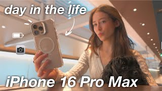 iPhone 16 Pro Max - Real Day in the Life Review (Battery & Camera Test) | TRAVEL VLOG