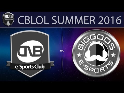 [LoL VODs] CNB vs BGG Game 1 | CBLOL Winter 2016 (17.06.2016) - CNB e-Sports Club vs Big Gods