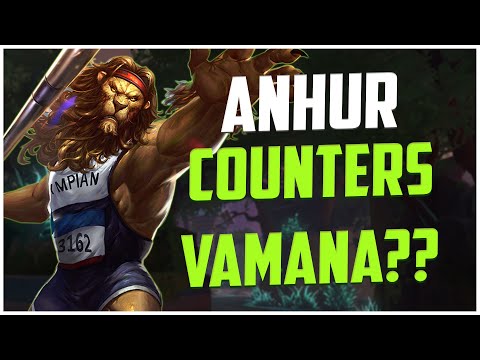 ANHUR COUNTERS VAMANA?? RANKED SMITE S10