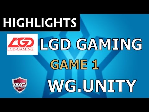LGD Gaming vs WarriorsGaming.Unity [Game 1] Nanyang Championships Season 2 - Dota Highlights