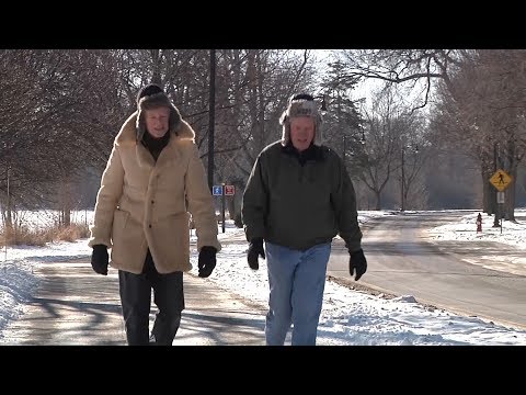 Sub Zero Cold in Minneapolis, MN at Lake Of The Isles - 1/6/2018