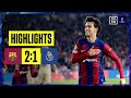 FC Barcelona FC Porto UEFA Champions League DAZN Highlights