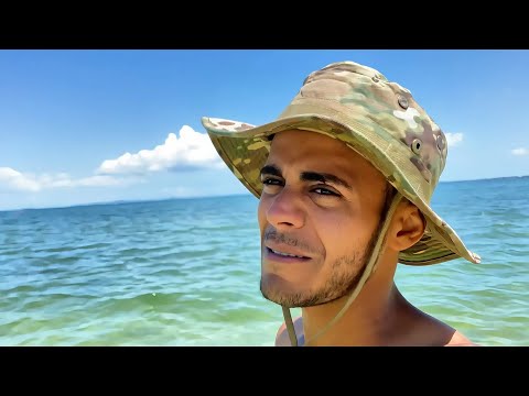 SOBREVIVENDO UM DIA EM UMA PRAIA ABANDONADA - VLOG 1