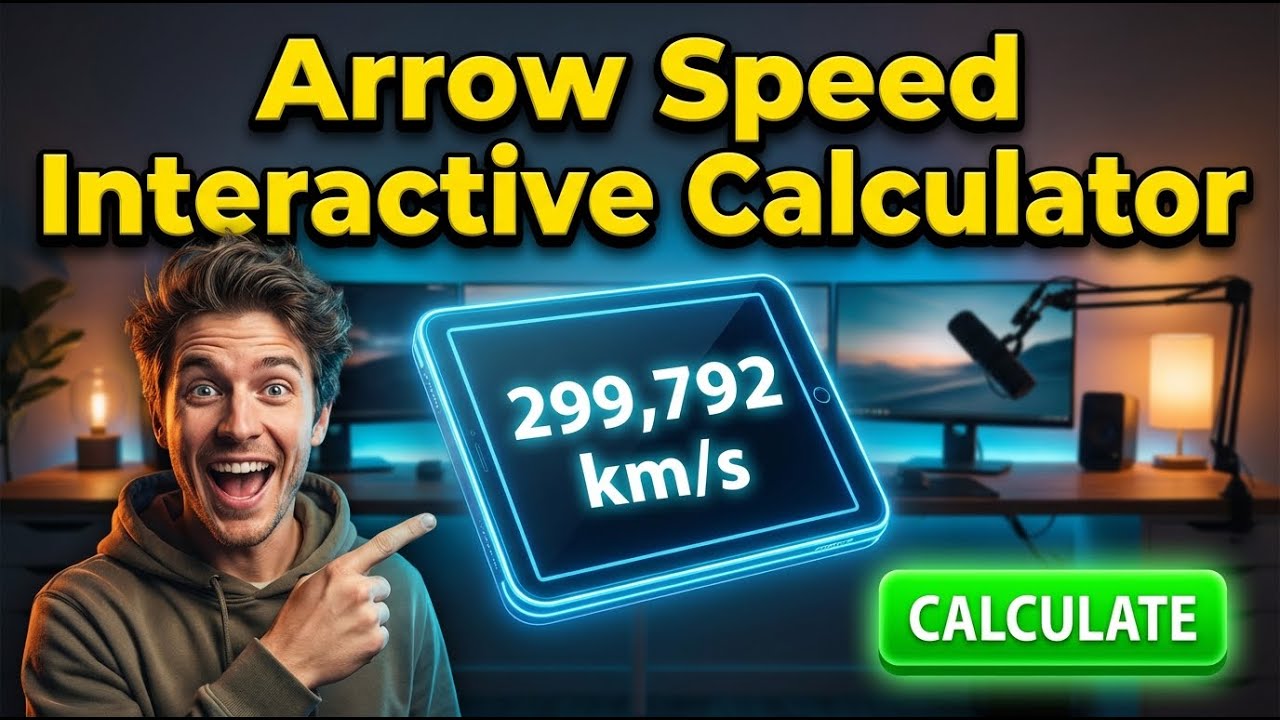 Arrow Speed Interactive Calculator