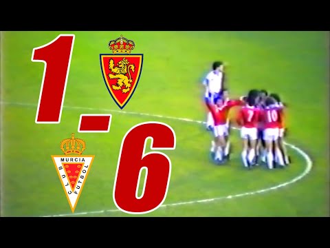 Real Zaragoza 1 - Real Murcia 6. 1ª División 1980/81