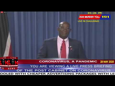 THURSDAY 28TH MAY 2020 - POST CABINET MEDIA BRIEFING