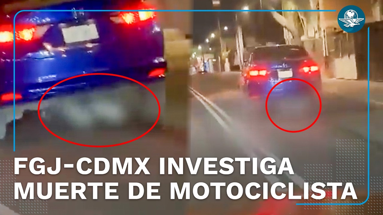 Fiscalía de la capital abre carpeta por homicidio de motociclista embestido en Iztapalapa
